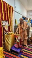 HH Swamiji at the 25th Year celebration of SVC Chitrapur Branch (19 Feb 2025) 
